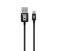 Juice JUI-CABLE-LIGHT-2M-RND-BLK câble Lightning Noir