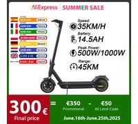 JUICEASE 1000W Scooter électrique 45KM portée maximale application intelligente trottinette électrique intelligente 14,5AH 10 pouces Anti-crevaison pneu Scooter 14.5AH 1000W ESMAX