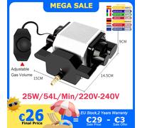 JUICEASE-Pompe à oxygène pour la gravure laser, compresseur d'air, précieux poisson, vitesse réglable, assistance à l'air, 25W, 220 V-240V, 54L par minute 54L 25W Air Assist Pump