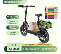 JUICEASE Si12 Vélo électrique, puissance de pointe 600W, trottinette électrique, batterie grande capacité 54.6V22.5Ah, 100KM, trottinette électrique 14 pouces avec application Si12 Pro(100KM Range)