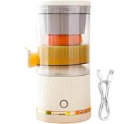 Juicer à agrumes électriques, machine à jouer à agrumes rechargeable, Juicer à orange automatique, récipient à jus portable, machine à pression sur les fruits, serveur de jus d'orange pour la chaux