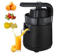 Juicer aux agrumes électriques, machine à jouer à orange automatique avec 2 cônes pour le pamplemousse au citron au citron, la commande de la pulpe et le filtre de graines, des pièces sûres faciles