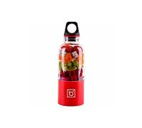 Juicer Blender Portable 500 Ml Electrique Rechargeable Avec USB Chargeur Câble Pour Fruits Légumes Rouge