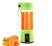 Juicer Cup - 400 ml de mixeur de fruits rechargeable USB | Mélangeur de nettoyage automatique à la fuite avec lanière, presse-agrumes portable pour la maison, le travail, les voyages, l'école et le fa