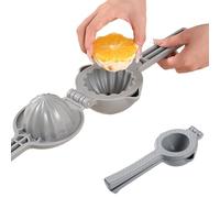 Juicer d'agrumes manuel-Squeezer de citron portable à citron, presse en métal lourd | Curseur de fruits facile à utiliser, extraction sans , outil de cuisine compact pour lave-vaisselle