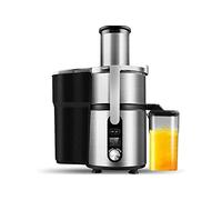 Juicer Juice Extractor Juicer Machine with Big Wide Mouth 5 Speed Centrifugal Juicer for Fruits and Vegs Big Mouth Feed Chute Easy to Clean Stainless Steel Knife Net Anti-Drip BPA Free