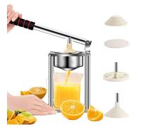 Juicer manuel 30x24.8x13cm - Sheer de fruits à la main de qualité commerciale, presse à vin robuste, agrume au citron orange grenade extracteur, outil de comptoir de comptoir à barres de cuisine en ac