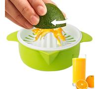 Juicer manuel des agrumes - Squeez à la presse à main, passoire de bol intégrée | Outil de jus de citron en citron vert orange, boissons fraîches, nettoyage facile, gadget de cuisine compacte pour un