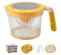 Juicer orange, serrage au citron, manuel non glissant Orange Juicer 600 ml avec poignée ergonomique Hand lavable détachable pour la cuisine