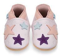 Juicy Bumbles Chausson Bebe Fille Chaussons Cuir Souple Bébé Etoiles 12-18 Mois