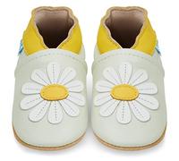 Juicy Bumbles Chausson Bebe Fille Chaussons Cuir Souple Bébé Marguerite 12-18 Mois