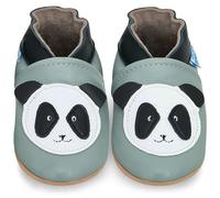 Juicy Bumbles Chausson Bebe Fille Chaussons Cuir Souple Bébé Panda 18-24 Mois