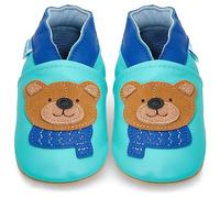Juicy Bumbles Chausson Bebe Fille Chaussons Cuir Souple Bébé Petit Ourson 0-6 Mois