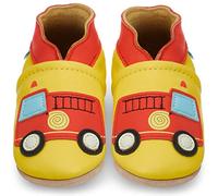 Juicy Bumbles Chausson Bebe Fille et Garçon - Chaussons Enfant en Cuir Souple Crèche - Chaussures Bébé Premiers Pas avec Semelle Antidérapante - Chausson Cuir Bébé 0-6 Mois à 3 Ans
