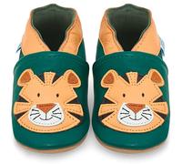 Juicy Bumbles Chausson Cuir Bébé Garcon Chaussons Cuir Souple Bébé Adel Le Tigre 18-24 Mois