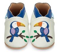Juicy Bumbles Chaussures Bébé - Chaussons Bébé Cuir Souple - Toucan 18-24 Mois