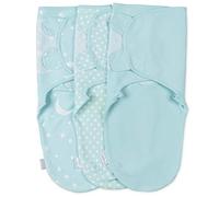 Juicy Bumbles Couverture Bebe, Emmaillotage Bebe 0-6 Mois - Langes Bebe Coton pour Nouveau-Né - Lot de 3 Langes Bebe - Indispensable pour Nouveau-né Garçon et Fille - Puériculture Bebe