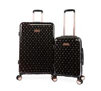 Juicy Couture Arwen Valise Spinner pour Femme Noir/Or Rose 2 pièces, Noir/Or Rose, 2pc Set, Arwen Lot de 2 valises pivotantes