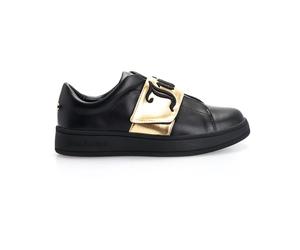 Juicy Couture - Baskets Basses en Cuir Noir - Femme - Chaussures - Noir - Taille: 35 EU