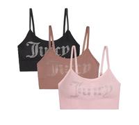 Juicy Couture Brassières sans Armatures sans Coutures pour Femme, Jelly Belly/Cookie/Noir, Taille M