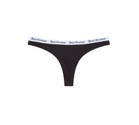 Juicy Couture Dana Cotton Thong Multipacks X3 sous-vêtement, Noir, M Femmes