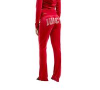 Juicy Couture Diamante Impact Low Rise Velour Trackpant Pantalon décontracté, Astor Red, L (Lot de 10) Femmes