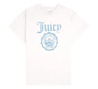 Juicy Couture - Emblem Essentials Tee - Femme - Tops - Blanc - Taille: 36 FR