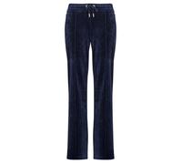 Juicy Couture Jogging Tina Velour Track Pant With Diamante Branding in Marine EU L