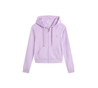 Juicy Couture Oola Hoodie Kapuzensweatjacke, Jersey Sweatjacke mit Kapuze und Reißverschluss in Verschiedenen Farben Sweatshirt à Capuche, Pastel Lilac, M Femme