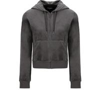 Juicy Couture - Robertson Classic Velour Zip - Femme - Sweatshirts et sweats à capuche - Gris - Taille: 44 FR