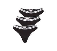 Juicy Couture String 'Dana' noir / blanc, Taille XL