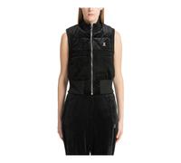 Juicy Couture - Swarovski Logo Zip Vest - Femme - Vestes - Noir - Taille: 42 FR