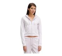Juicy Couture - Sweat à capuche zippé Madison Outline avec soutien-gorge en strass - Femme - Sweatshirts et sweats à capuche - Violet - Taille: 38 FR