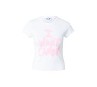 Juicy Couture T-shirt 'I WANT CANDY' rose / blanc, Taille S
