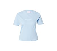 Juicy Couture T-shirt 'The Tennis' bleu clair / blanc, Taille M
