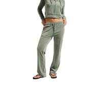 Juicy Couture Tina Track Pants Samtige Sweathose Trainingshose mit Kordelzug Jogger für Sport Freizeit Fitness in Versch. Farben Pantalon décontracté, Vert Chinois, M Femmes