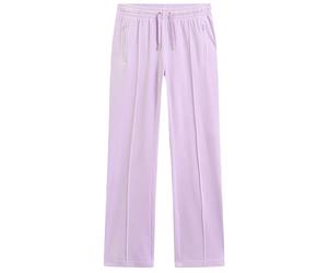 Juicy Couture Tina Track Pants Samtige Sweathose Trainingshose mit Kordelzug Jogger für Sport Freizeit Fitness in Versch. Farben Pantalon décontracté, Pastel Lilac, M Femmes