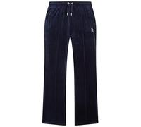 Juicy Couture Velour Track Pant with Diamante Branding Pantalon décontracté, Bleu Nuit, L (Lot de 5) Femmes
