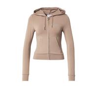 Juicy Couture Veste de survêtement 'OOLA' taupe / transparent, Taille M