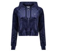Juicy Couture Veste Madison Classic Velour Hoodie With Juicy Logo in Marine EU M