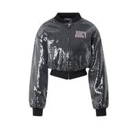 Juicy Couture Veste mi-saison 'CHOOSE JUICY' mauve / noir / argent, Taille XL