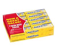 Juicy Fruit Gum, Original, 0.47 Ounce (Pack of 40)