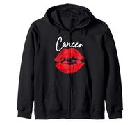 Juicy Red Lips Cancer Signe du Zodiaque Sweat à Capuche