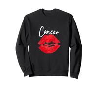Juicy Red Lips Cancer Signe du Zodiaque Sweatshirt