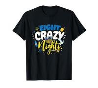 Juif Hanoukka Huit Crazy Nights Hanukah Vintage Menorah T-Shirt