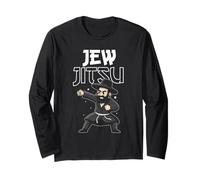Juif Jitsu Drôle Juif Arts Martiaux Juifs BJJ Grappling Manche Longue