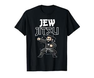Juif Jitsu Drôle Juif Arts Martiaux Juifs BJJ Grappling T-Shirt