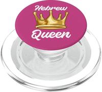 Juif juif Israël Citation drôle Femme israélite Reine hébraïque PopSockets PopGrip pour MagSafe