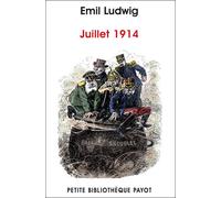 Juillet 1914 - Emil Ludwig - Payot - Poche - Etude