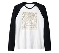 Juillet 1950 - 75 Ans Anniversaire Cadeau Vintage 1950 Manche Raglan